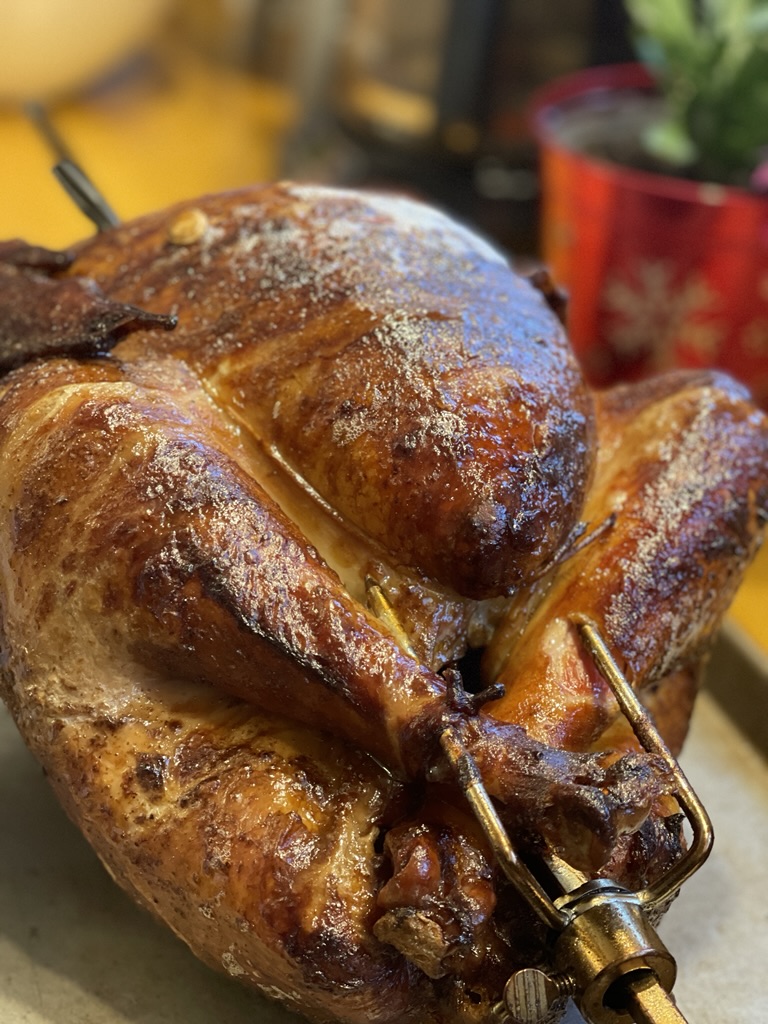 turkey still on hooks