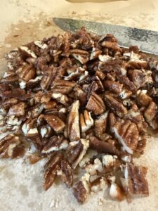 Glazed pecans