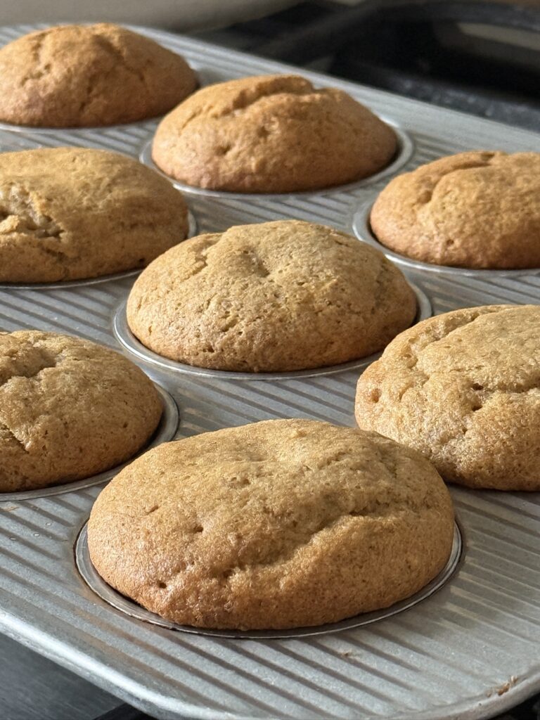 banana bread muffins