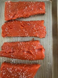 4 salmon fillets