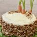 carrot cake with carrots and nuts