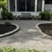back centered AI inspired garden area