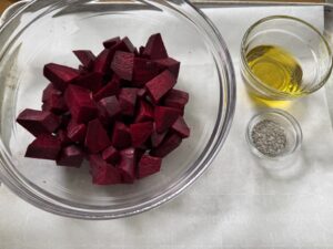 ingredients for roasted beets