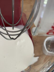 whipping cream