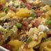 Smashed baked potato salad