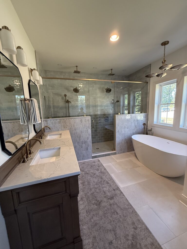 View of the 2026 St. Jude's Dream Home primary bath