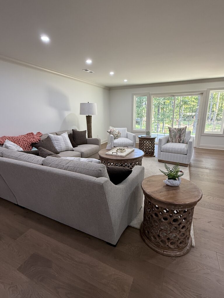 basement family room in 2026 St. Jude's Dream Home