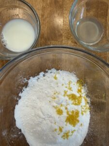 ingredients for glaze for lemon zucchini cake