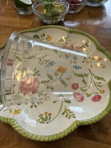 plastic solo cup and salad plate